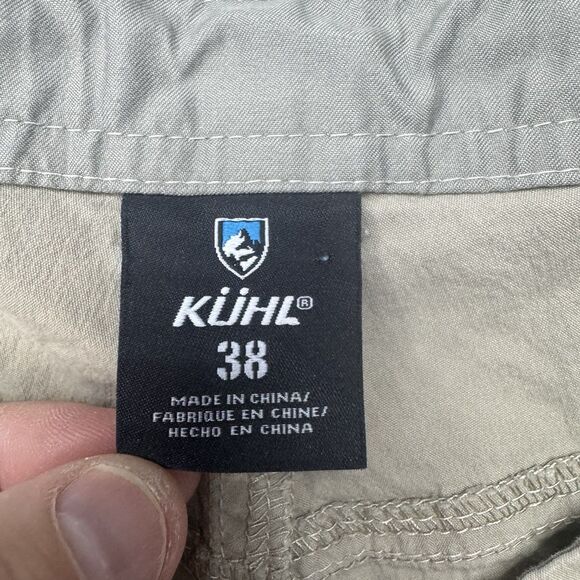 KUHL Shorts Men's 38 Shift Amphibia Hybrid Hiking Outdoor Tan Light Weight Camp - Picture 10 of 14